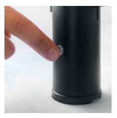 Linealight Camping Tischleuchte Akku dunkelbraun