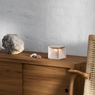 Sigor Nutalis dünenbeige Akku-Tischleuchte