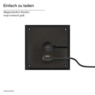 Sigor Nutalis nachtschwarz Akku-Tischleuchte