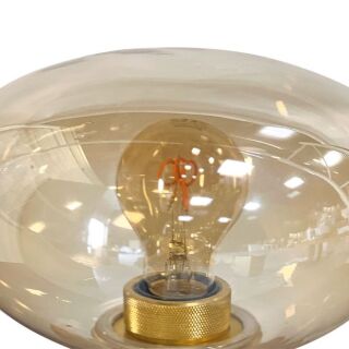 Steinhauer Reflexion Tischleuchte Amberglas