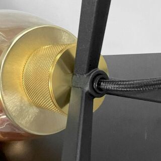 Steinhauer Reflexion Tischleuchte Amberglas