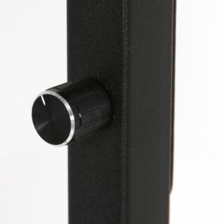 Steinhauer Lotus Stehleuchte Rauchglas schwarz 1 flammig