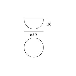 Linealight Ohps Deckenleuchte 50cm