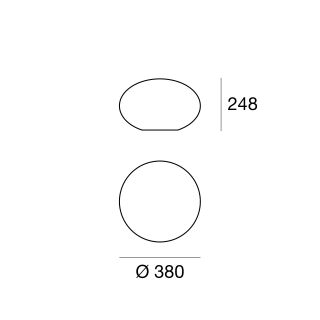 Linealight Oh! Smash Deckenleuchte 38cm