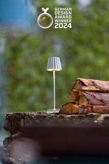 Sompex Troll Nano Akku LED Tischleuchte Outdoorleuchte rot