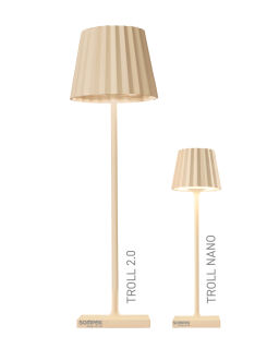 Sompex Troll Nano Akku LED Tischleuchte Outdoorleuchte sand