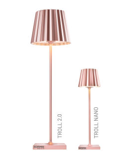 Sompex Troll Nano Akku LED Tischleuchte Outdoorleuchte rosegold