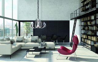 Mantra Versailles chrom LED Pendelleuchte 155W