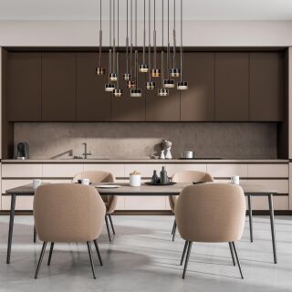 Mantra Tonic Pendelleuchte Multicolor 14-flammig rund