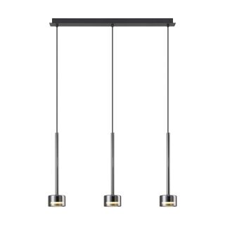 Mantra Tonic Pendelleuchte 3-flammig Chrom