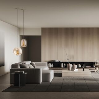 Mantra Kriss Pendelleuchte chrom gold 1-flammig