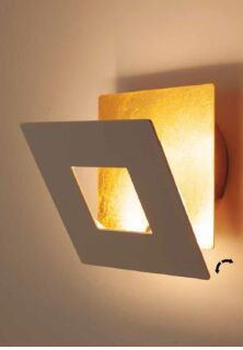 Mantra Dalia Wandleuchte LED schwarz gold