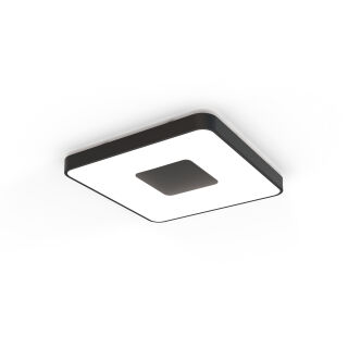 Mantra Coin Deckenleuchte LED mit Fernbedienung schwarz 54cm