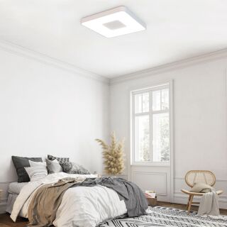 Mantra Coin Deckenleuchte LED mit Fernbedienung schwarz 54cm