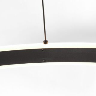 Steinhauer Ringlux Pendelleuchte LED schwarz 100cm