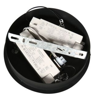 Steinhauer Ringlux Pendelleuchte LED schwarz 100cm