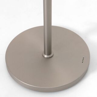 Steinhauer Soleil Akku LED Stehleuchte silber