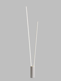 Mantra Vertical LED Stehleuchte 2-fach weiß