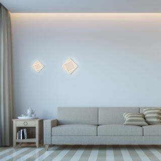 Mantra Dakla Wandleuchte LED weiß 28cm