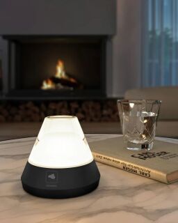 Leonardo Salerno Akku LED Tischleuchte RGB schwarz