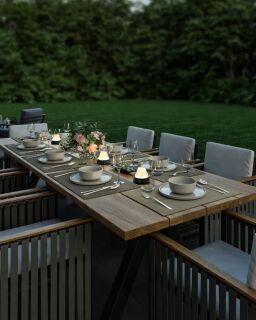 Leonardo Salerno Akku LED Tischleuchte RGB schwarz