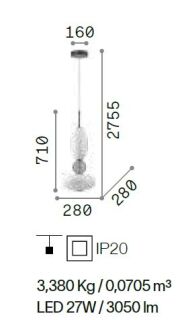 Ideal Lux Lumiere 1 SP Pendelleuchte