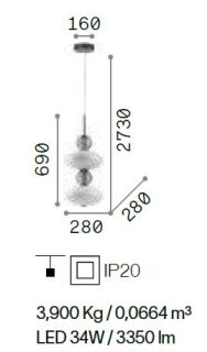 Ideal Lux Lumiere 2 SP Pendelleuchte