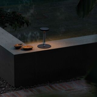 Ideal Lux Toki Akku LED Tischleuchte schwarz
