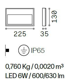 Ideal Lux Febe1 Außenleuchte Wandleuchte verschiedene Variationen
