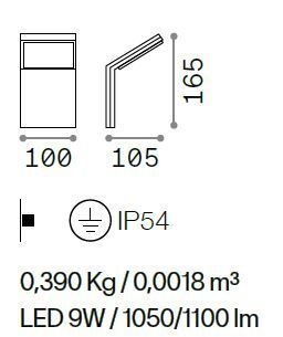 Ideal Lux Style Außenleuchte Wandleuchte verschiedene Variationen