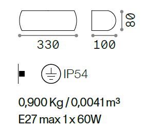 Ideal Lux Giove Außenleuchte Wandleuchte verschiedene Variationen