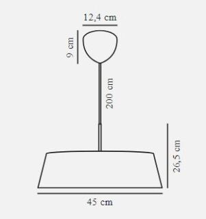 Nordlux Clasi 45 Pendelleuchte E14 schwarz