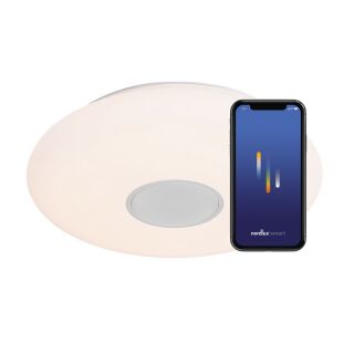 Nordlux Djay Smart Colour Wand- und Deckenleuchte mit Bluetooth-Lautsprecher