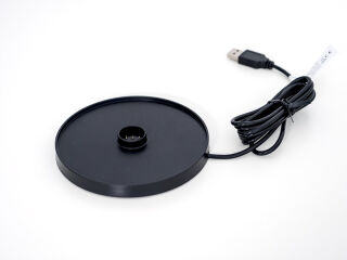 Villeroy & Boch Seoul 2.0 Black Series Akku LED Tischleuchte schwarzchrom