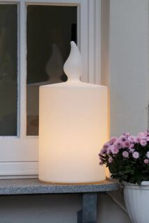 8 Seasons Design Shining Candle 60cm weiß