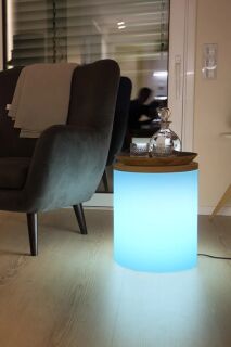 8 Seasons Design Dekoleuchte Shining Drum RGB inkl. Deckel