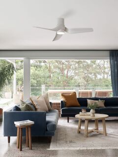 Lucci Air Deckenventilator Nautica Weiß mit LED Beleuchtung