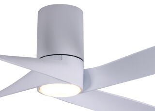 Lucci Air Deckenventilator Riviera Weiß mit LED Beleuchtung
