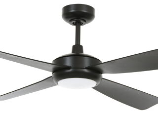 Lucci Air Deckenventilator Slipstream Schwarz mit LED Beleuchtung