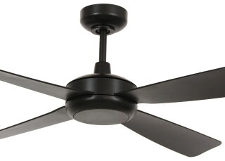 Lucci Air Deckenventilator Slipstream Schwarz mit LED Beleuchtung