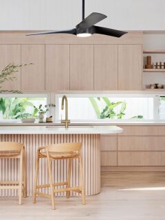 Lucci Air Deckenventilator Line Weiß mit LED Beleuchtung