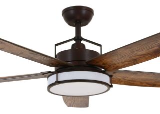 Lucci Air Deckenventilator Louisville ORB/Koa mit LED Beleuchtung