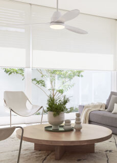 Lucci Air Deckenventilator Whitehaven Weiß mit LED...