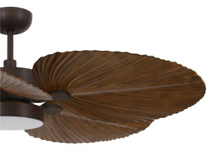Lucci Air Deckenventilator Bali ORB/Dark Koa mit LED Beleuchtung