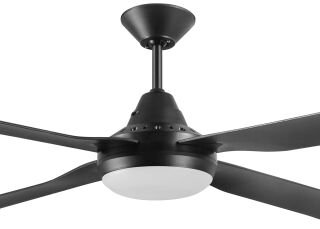 Lucci Air Deckenventilator Moonah Schwarz mit LED Beleuchtung