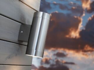 Nordlux Tin Maxi Wandleuchte Edelstahl