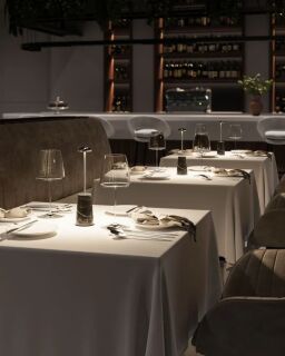 Villeroy & Boch Siena Akku LED Tischleuchte chrom