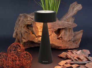 Musterring Elody Akku LED Tischleuchte schwarz