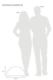 8 Seasons Design Shining Sunrise RGB 50cm