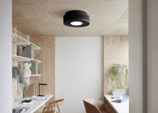 Lucci Air Luftreiniger & Deckenleuchte Sanso schwarz